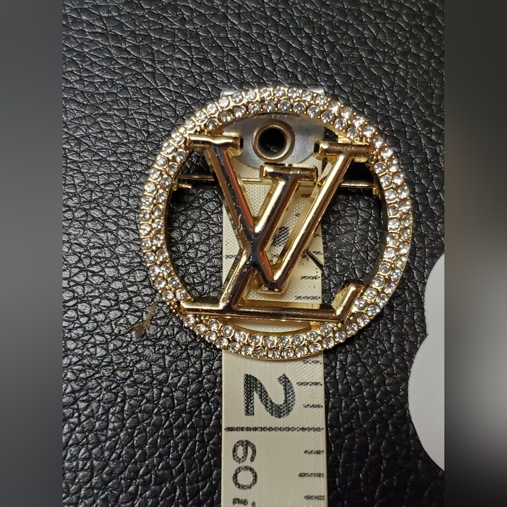 Beautiful High Quality Gold/Crystal Brooch, New - Picture 4 of 5